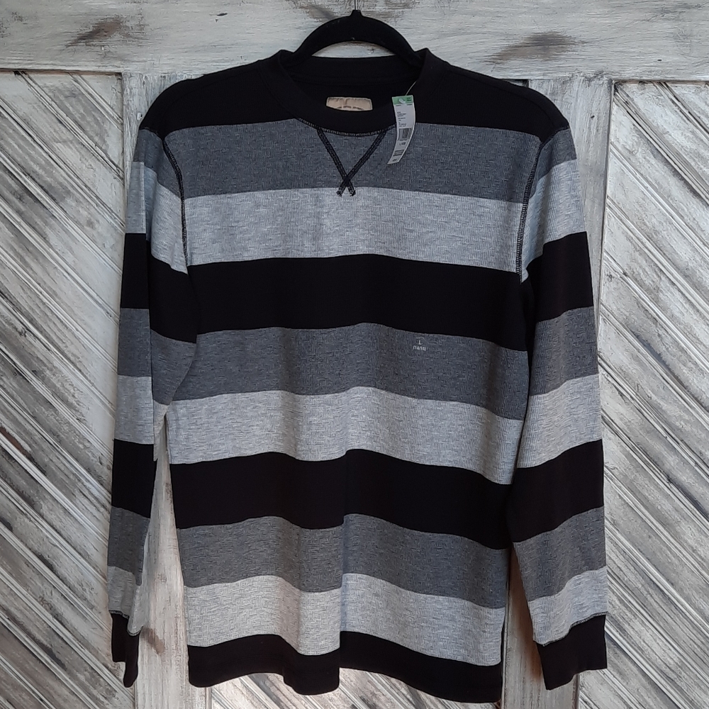 NWT Stripe thermal tee